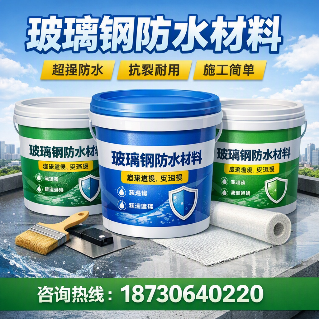 了解玻璃钢防水材料的市场趋势,新星 企业不可不知